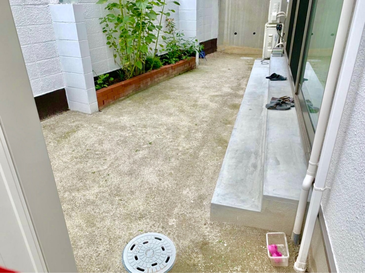 都市型の面積が小さいお庭