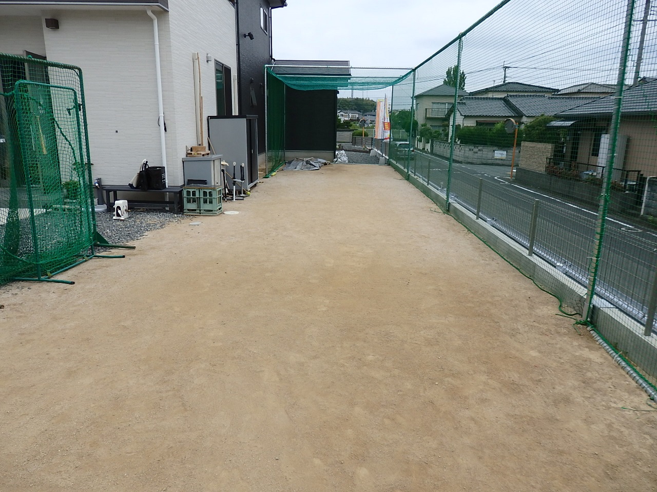 整骨院併設の野球練習場